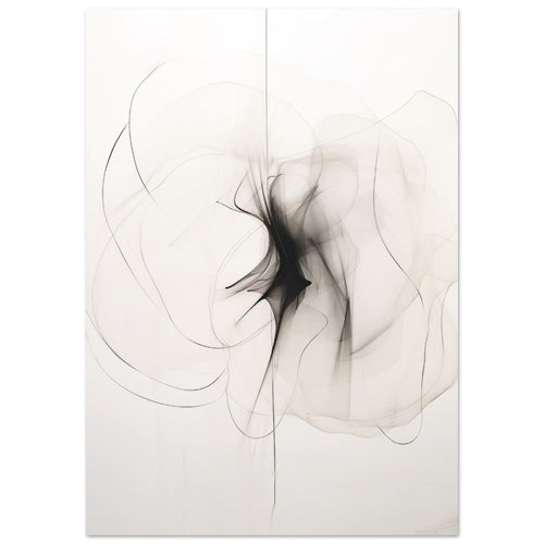 Artfulprints  Abstract - Chique brush 10   poster A4 21x29.7 cm