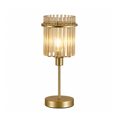 Searchlight tafellamp Swizzle - 1 lichts - 15  x 37.5   cm - goud