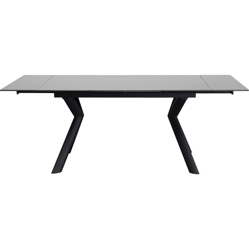 Kare Design Uitschuifbare Eettafel Xenia 200x80cm zwart