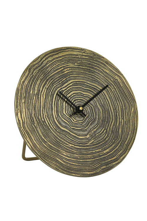 Light & Living klok ALOCIL - 20x0.5x20cm - brons