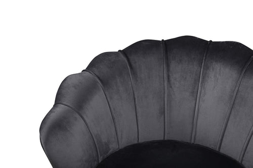 BRAM Fauteuil Ilora - Grijs Velours - vtwonen shop