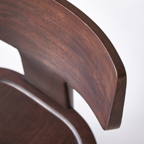 Tikamoon Stoel in massief mindihout - Bruin - vtwonen shop