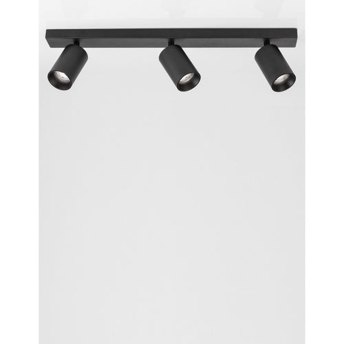 Nova Luce TOD Plafondspot met balk, zandkleurig zwart, GU10, 3x10W