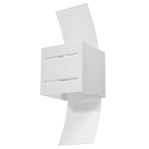 Sollux Lighting Wandlamp LORETO wit - 10x12x30cm