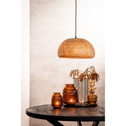 Light & Living hanglamp Timeo - bruin - Ø36cm - vtwonen shop