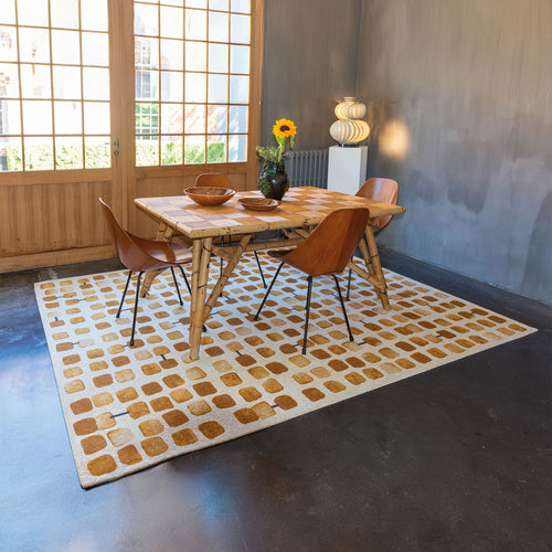 Louis De Poortere vloerkleed Peach Party - geel - 280x390cm - vtwonen shop