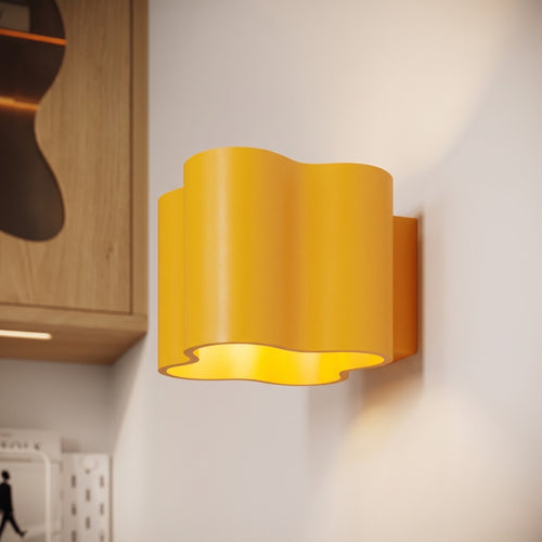 Sollux Lighting Plafondlamp OVIO 1 geel GU10 - 12x12x10cm