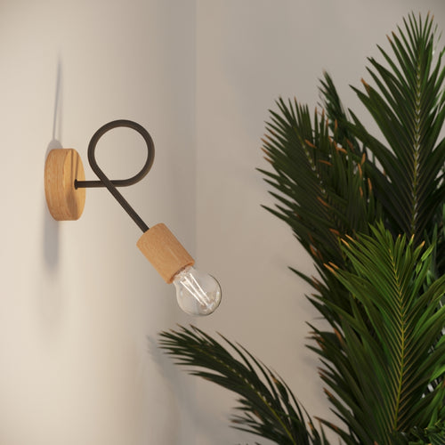 Sollux Lighting Kroonluchter EMBER 5 zwart - 15x61x26cm