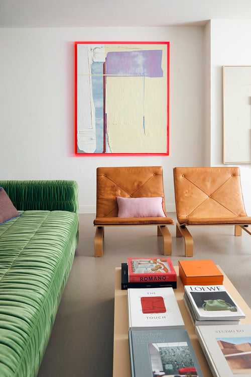 HKLIVING schilderij met lijst Days In The City – 127x152cm - vtwonen shop