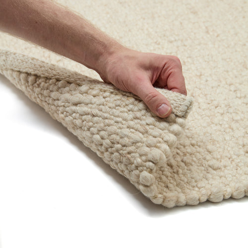 Mrcarpet Wollen vloerkleed Beige Gemeleerd Pebble 240x340cm