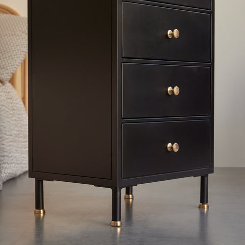 Tikamoon Metalen kindercommode - Zwart - vtwonen shop