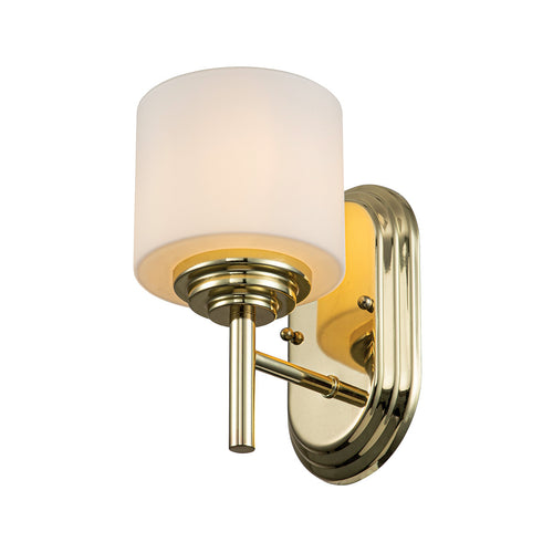 Elstead Feiss Malibu Wandlamp Gepolijst Messing, IP44