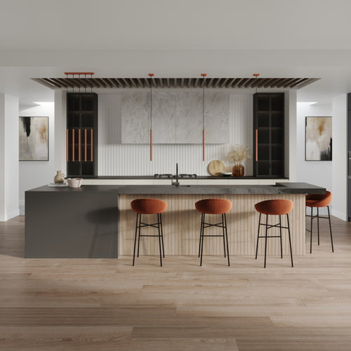 Sollux Lighting Hanglamp PASTELO 2 rood oker - 15x15x104cm