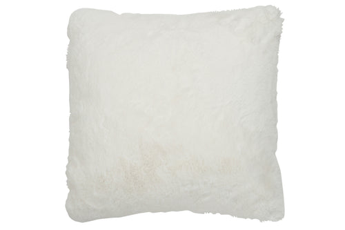 J-Line kussen Cutie – polyester – wit