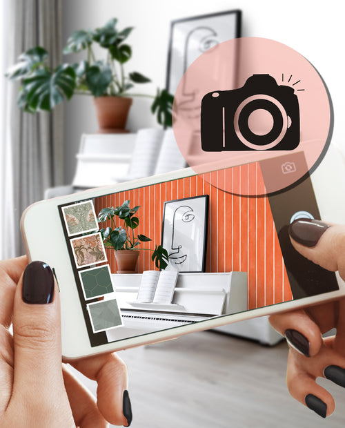 ESTAhome behang strepen oranje en wit - 50 x 900 cm - 131311 - vtwonen shop