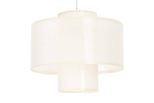 bpskoncept hanglamp Twin - crème - Ø35 cm