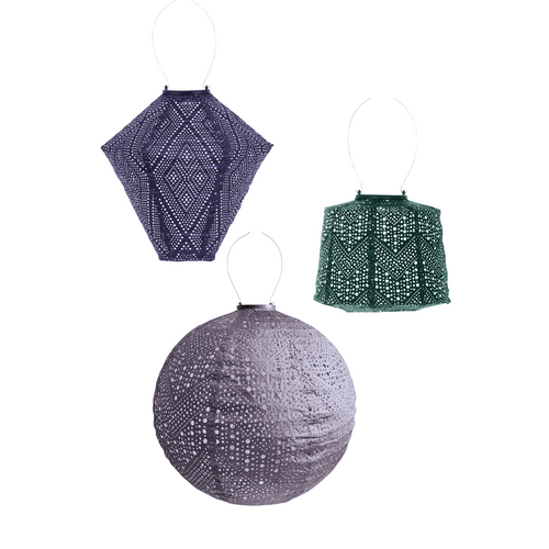 Lumiz solar lampion - wenen set - 3 stuks