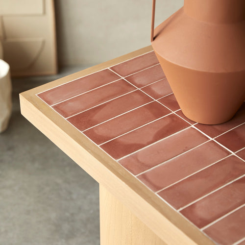 Tikamoon Consoletafel in mindi en keramiek - Naturel - vtwonen shop