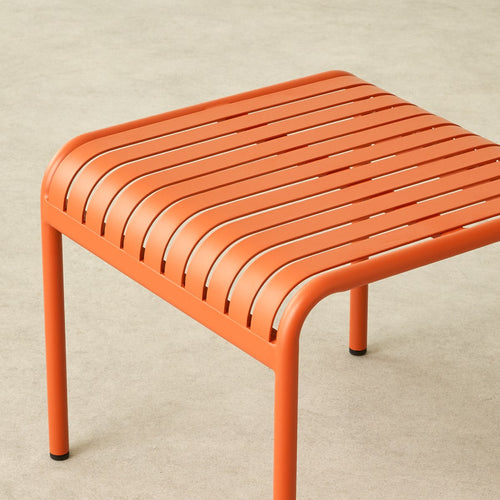 Tikamoon 2-zits tuinsets van oranje metaal - Oranje