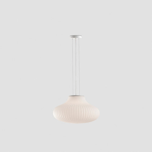 Faro ISABELLE 50cm Globe Hangende Plafondlamp Mat Wit