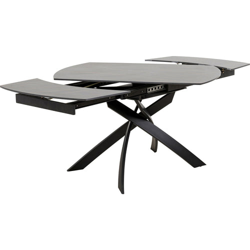 Kare Design Uitschuifbare eettafel Twist 180x90cm zwart