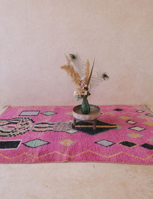 AFK Living vloerkleed Berber - handgemaakt - Wol - 172 x 273 cm