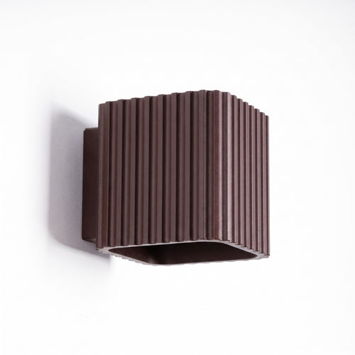 Sollux Lighting Wandlamp RIFF bruin G9 - 10x12x10cm