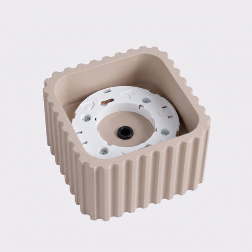 Sollux Lighting Plafondlamp RIFF 1 taupe Gx53 - 10x10x6cm