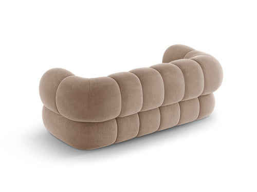 Cosmopolitan Design Bank Koge 2-zits, flueel donkerbeige - 95x180x70cm