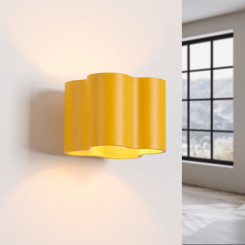 Sollux Lighting Wandlamp OVIO geel G9 - 12x14,5x10cm