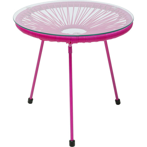 Kare Design Tuin Bijzettafel Acapulco Mono roze