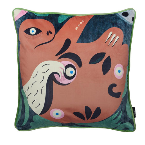 MOOOI decoratiekussen Blushing Sloth - 50x50 / 20x20 Inch cm - multi - vtwonen shop