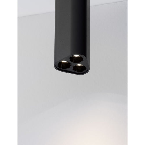 Nova Luce ETHO 15 cm opbouwdownlight zandzwart LED 6W 454lm 3000K