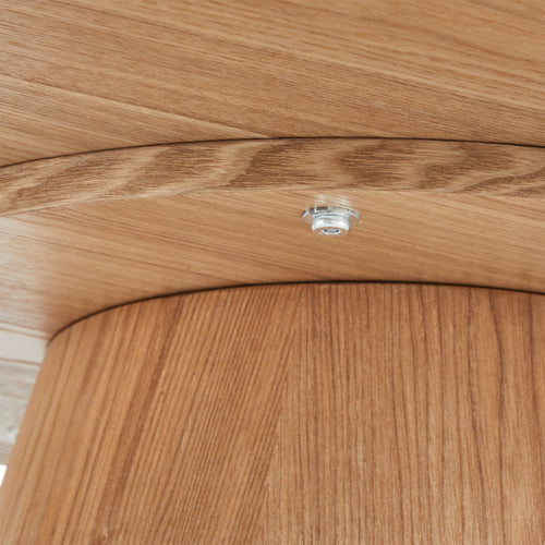 Furnhouse ronde salontafel Tango - Natuurlijk eikenhout - Ø 80 cm
