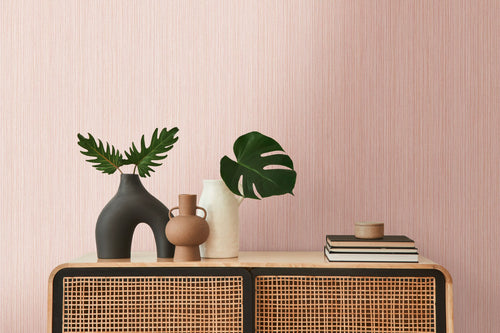A.S. Création behang effen roze en beige - 53 cm x 10.05 m - AS-388201