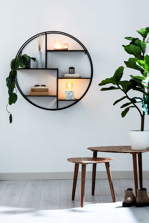 Light & Living kast JUNA - 92x26x92cm - zwart