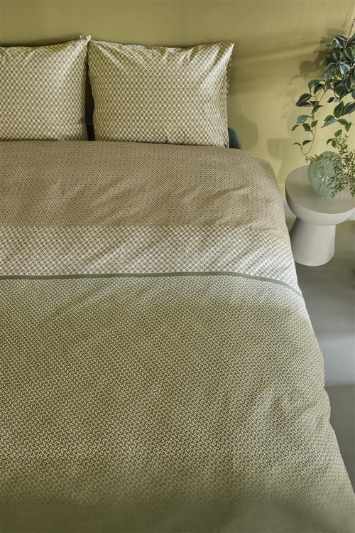 Beddinghouse dekbedovertrek Jimmy - 200x200/220 cm - groen - vtwonen shop