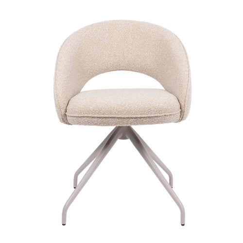 HelloChair eetkamerstoel HC07 Dinny - spinpoot beige - cloud warm naturel - vtwonen shop