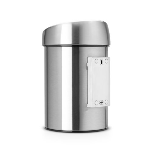 Brabantia Touch Bin afvalemmer, 3 liter, kunststof binnenemmer - Matt Steel