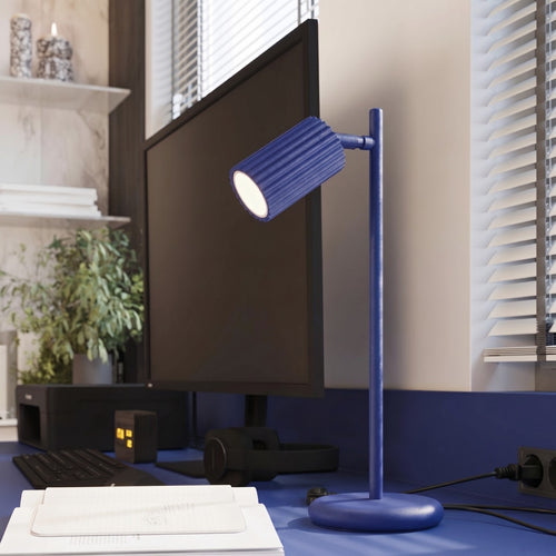 Sollux Lighting Hanglamp KARBON 3P ultramarijn - 19,5x19,5x108cm