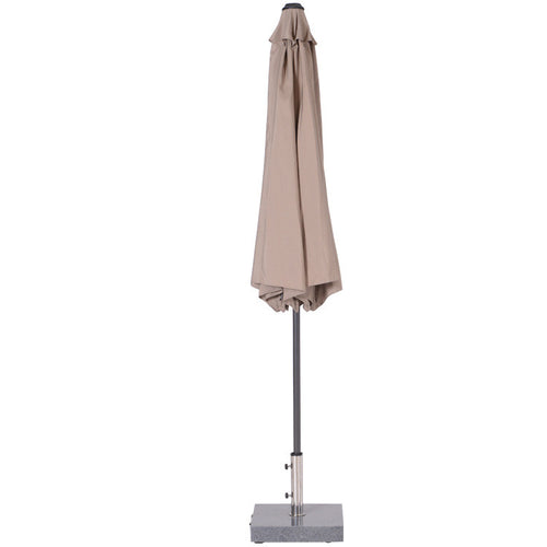 Lotus parasol - Ø300 cm - carbon black - taupe - vtwonen shop
