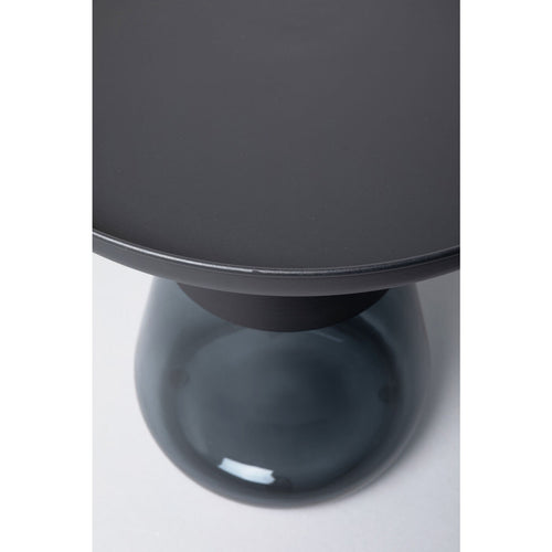 Kare Design Bijzettafel Bottiglia Ø50cm zwart