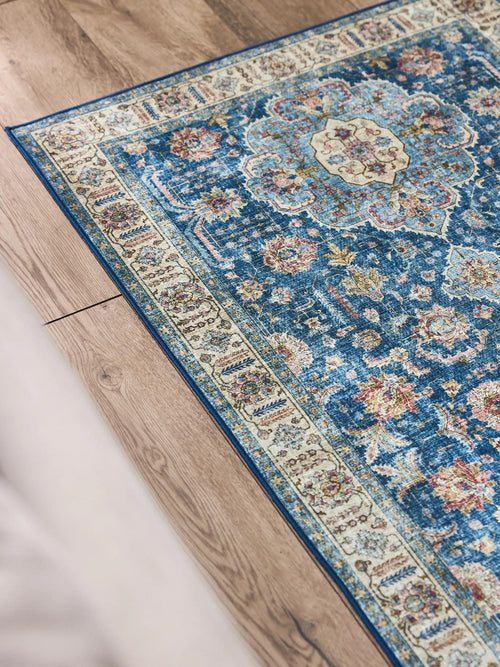 benuta loper Laury - blauw - 80x240 cm