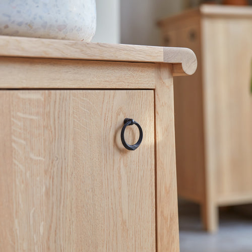 Tikamoon Massief eiken badmeubel 65 cm - Naturel - vtwonen shop