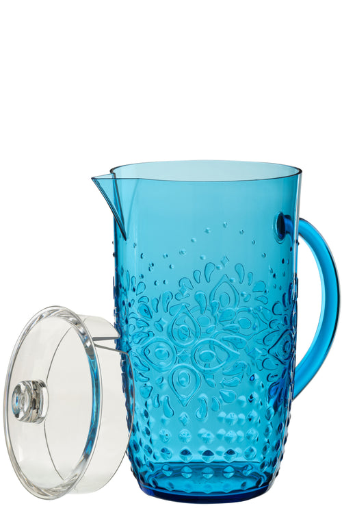 J-Line karaf - kunststof - blauw - vtwonen shop