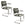 Zuiver Ridge Deco Symbols Eetkamerstoelen Armleuning Groen  - Set van 2