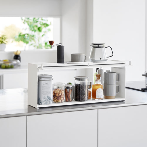 Yamazaki Aanrecht Organizer - Tower - Wit - vtwonen shop