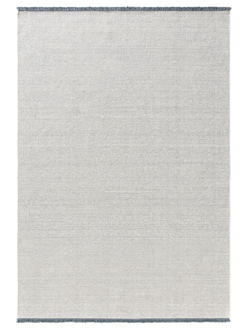 benuta plat geweven vloerkleed Mia - blauw - 200x300 cm