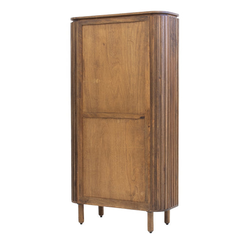 Giga Meubel Wandkast Myra - Mangohout - 95x40x180cm - vtwonen shop