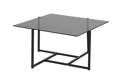 BRAM Salontafel Hawi - 80 x 80 cm - Grijs smoked glas - vtwonen shop